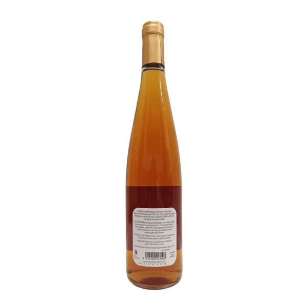 Apéritif breton dos bouteille de Chouchen Chamillard 75 cl sur fond blanc